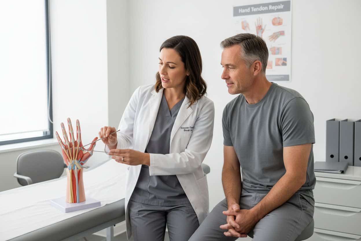 hand tendon repair explained